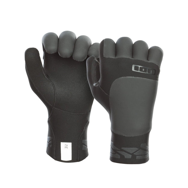ION Claw Gloves 2026 schwarz-grau Neopren Handschuhe Vorder- und Rückseite