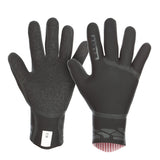 ION Neo Gloves 4/2 2026 schwarze Neopren-Handschuhe, Vorder- und Rückseite, Wassersporthandschuhe mit Grip