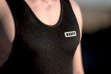 ION Element 2.0 2027 schwarzes Funktions-Tank-Top mit ION-Logo, Frontansicht