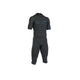 ION Base 3/2 Overknee Back Zip Junior Neoprenanzug in Schwarz mit Kurzarm, Frontalansicht