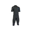 ION Base 3/2 Overknee Back Zip Junior Neoprenanzug in Schwarz mit Kurzarm, Frontalansicht