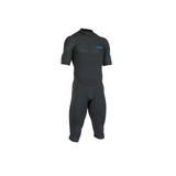 ION Base 3/2 Overknee Back Zip Junior Neoprenanzug in Schwarz mit Kurzarm, Frontalansicht