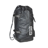 ION Kite Crushbag 2026 schwarze Transporttasche mit Netzstruktur, Schultergurten und ION-Logo, Frontalansicht