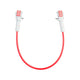 ION Windsurf Harness Line Fix Pro 2026 Verbindungsleine rot-weiß mit Befestigungen Frontalansicht