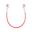 ION Windsurf Harness Line Fix Pro 2026 Verbindungsleine rot-weiß mit Befestigungen Frontalansicht