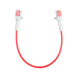 ION Windsurf Harness Line Fix Pro 2026 Verbindungsleine rot-weiß mit Befestigungen Frontalansicht