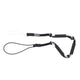 ION Uphaul Line Grip 2026 Trapezgriff schwarz mit Spiralkabel und Schlaufe, Frontalansicht