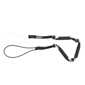 ION Uphaul Line Grip 2026 Trapezgriff schwarz mit Spiralkabel und Schlaufe, Frontalansicht