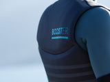 ION Booster Vest USCG Front Zip 2026 in Dunkelblau mit Frontreißverschluss, Detailansicht