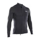 ION Neo Zip Top 2/1 LS Herren Neoprenanzug in Schwarz mit durchgehendem Reißverschluss, Vorderansicht