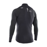 ION Neo Zip Top 2/1 LS Herren schwarz, Neopren Langarm Shirt mit Reißverschluss, Rückenansicht