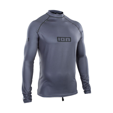 ION Promo Rashguard 2026 grau, Langarm-Badeshirt mit UV-Schutz, Frontalansicht