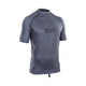 ION Promo Rashguard 2026 in Grau, Kurzarm-Shirt aus Funktionsmaterial mit ION-Logo, Frontalansicht