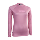 ION Rashguard Promo LS Women 2026 in rosa mit langem Arm, Frontansicht
