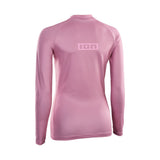 ION Rashguard Promo LS Women 2026 in Rosa mit langem Arm, Frontalansicht