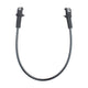 ION Wing Harness Line 2026, schwarzes Verbindungsseil mit Textilgriffzonen und Metallenden, Draufsicht