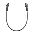 ION Wing Harness Line 2026, schwarzes Verbindungsseil mit Textilgriffzonen und Metallenden, Draufsicht