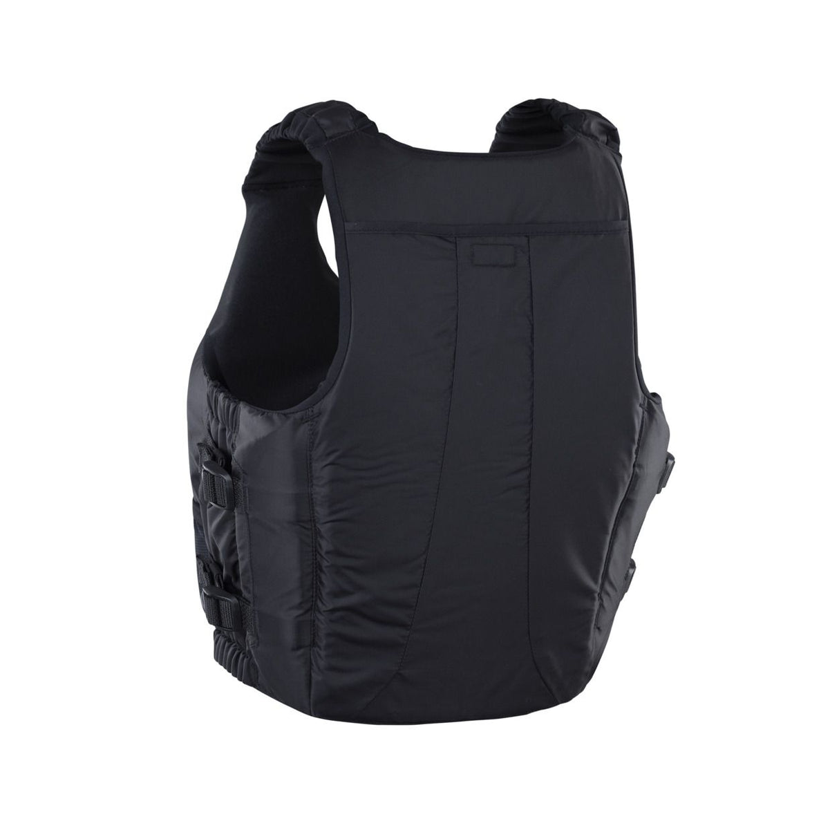 ION Booster X Vest Side Zip 2026 schwarz, Prallschutzweste mit Seitenreißverschluss, Frontalansicht