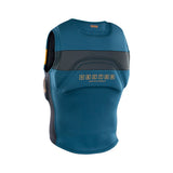 ION Vector Vest Amp Front Zip 2023 in Blau mit Schwarz, Neopren-Weste, Frontansicht