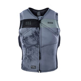 ION Vector Vest Amp Junior 2024 Wakeweste grau-schwarz mit Frontreißverschluss, Frontansicht