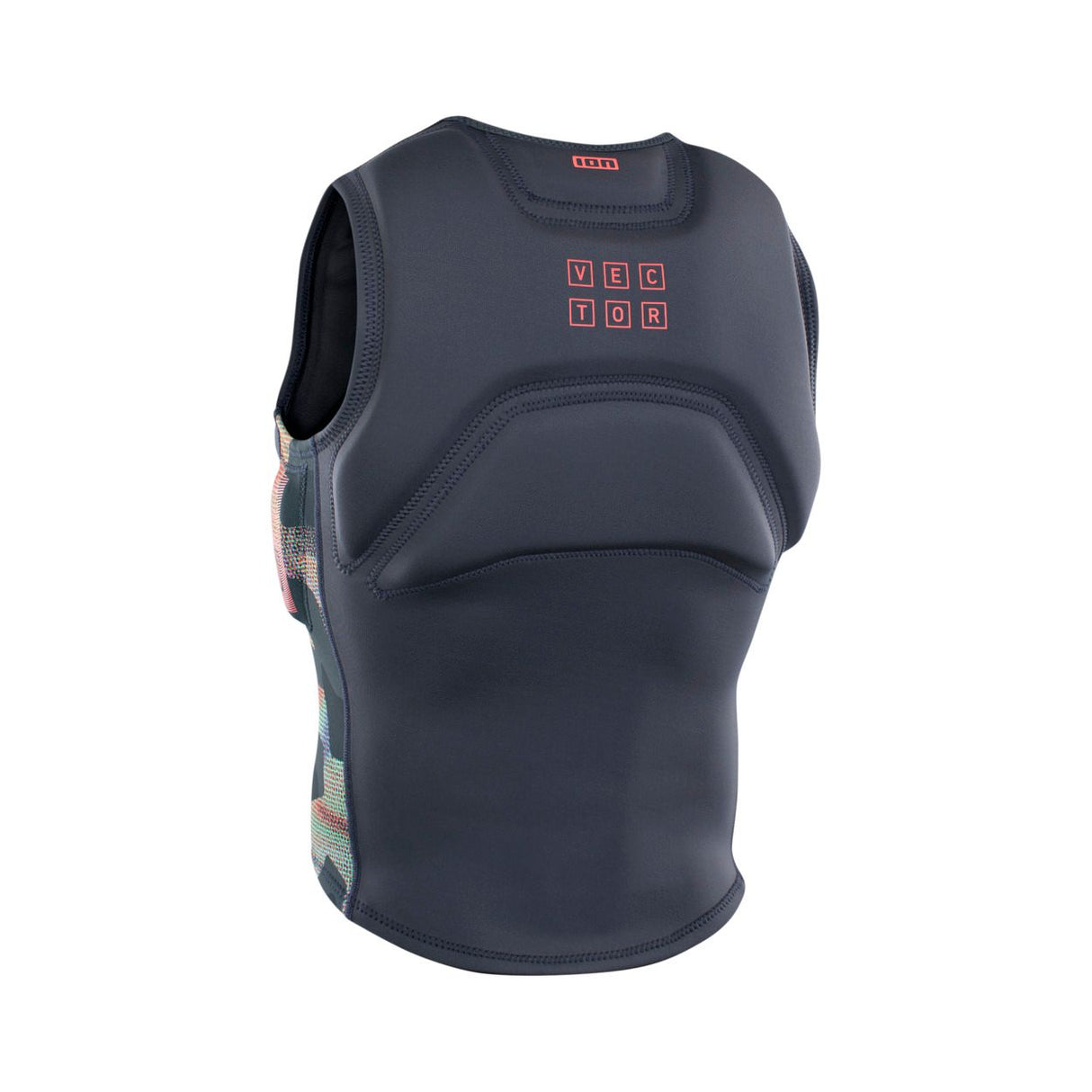 ION Vector Vest Core Front Zip Herren 2024 dunkelblau Neopren Prallschutzweste Frontansicht