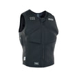 ION Vector Vest Core Front Zip Herren 2024 schwarze Prallschutzweste mit Reißverschluss, Frontalansicht