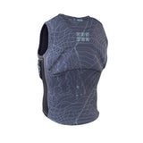 ION Vector Vest Core Front Zip Herren 2024 in Dunkelblau mit Topographischem Muster, Frontansicht