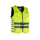 ION Booster Vest 50N neongelb mit Frontreißverschluss, Auftriebsweste mit Schnallen, Frontansicht