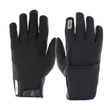ION Hybrid Gloves 1+2.5 2026 schwarze Neopren-Handschuhe, Vorder- und Rückansicht