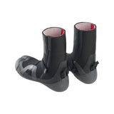 ION Ballistic Boots 6/5 schwarz mit Split-Zehen, Neoprenmaterial, rosa Innenfutter, Produktansicht von vorne