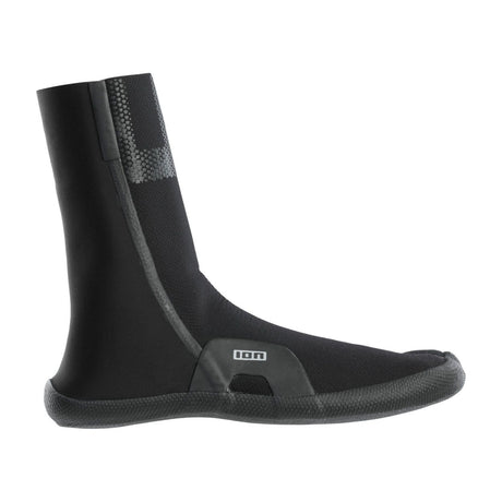 ION Ballistic Socks 3/2 Internal Split 2026 schwarze Neopren-Socken mit Split-Design, Seitenansicht