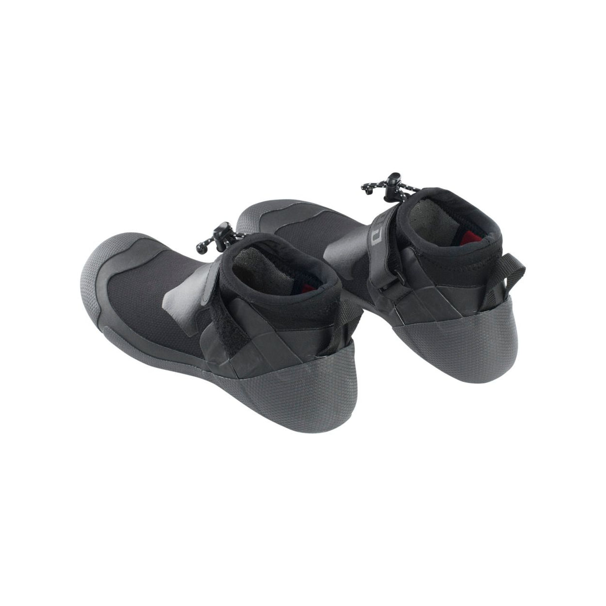 ION Ballistic Shoes 2.5 Round Toe 2026, schwarz-grau, Paar Ansicht, Wassersportschuhe mit Ballistic-Material und Schnürverschluss