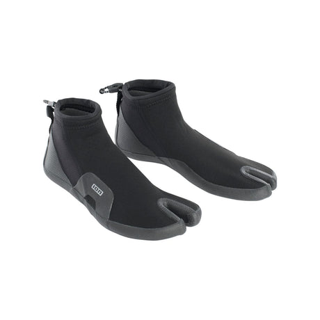 ION Ballistic Toes Neoprenschuhe 2.0 schwarz, Neopren mit Split-Zehendesign, Frontansicht Paar