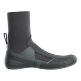 ION Plasma Boots 6/5 Round Toe 2026, schwarze Neopren-Tauchstiefel mit strukturierter Sohle, Seitenansicht