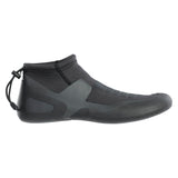 ION Plasma 2.5 RT 2025 Neoprenbootie in Schwarz, Seitenprofil mit Verschlusschnur und Textilmix-Oberfläche