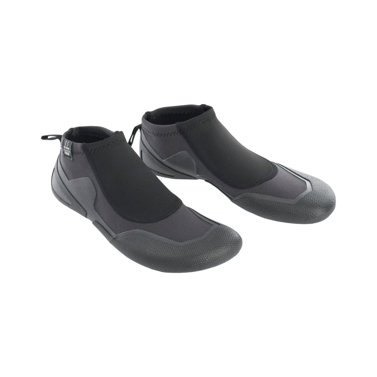 ION Plasma Slipper 1.5 Round Toe 2025 schwarz, Neoprenschuhe mit runder Spitze, Frontalansicht Paar