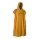 ION Poncho Core 2026 in Goldgelb mit Kapuze, Frontalansicht des Baumwoll-Wechselponchos