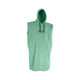 ION Grom 2025 Poncho in Mint, ärmelloses Baumwoll-Handtuch mit Kapuze, Frontansicht