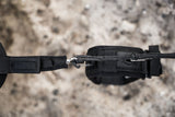 ION Wing Leash Core Dyneema Handgelenk schwarz, Detailansicht Verschluss und Befestigung