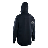 ION Neo Shelter Jacket Amp Herren 2024 in Schwarz, Rückansicht mit Kapuze und Logo-Patch