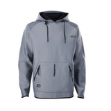 ION Neo Hoody Lite Men 2025 grau mit Kapuze, Fronttaschen und schwarzem Innenfutter, Frontansicht