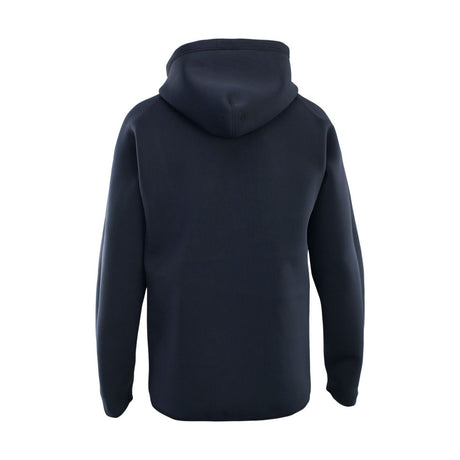 ION Neo Hoody Lite Men 2025, schwarze Neopren-Kapuzenjacke, Rückansicht, leichte Wassersportbekleidung