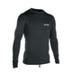 ION Thermo Top LS Men 2026, schwarzes Langarm-Funktionsshirt mit ION-Logo, Frontansicht