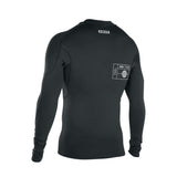 ION Thermo Top LS Men 2026, schwarzes Langarm-Funktionsshirt mit ION-Logo, Frontalansicht