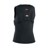ION Ivy Weste Front Zip 2026 schwarze Schutzweste mit Frontreißverschluss, Vorderansicht
