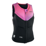 ION Ivy Weste Front Zip 2026 in Pink und Schwarz, Neopren-Weste mit Frontreißverschluss, Vorderansicht