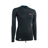 ION Neo Top 2/2 LS Damen Neoprenanzug schwarz, Langarm Wassersport Oberteil, Frontansicht