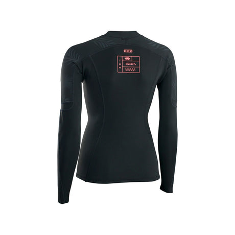 ION Neo Zip Top 1.5 2026 schwarzes Neopren-Shirt mit Reißverschluss, Rückansicht