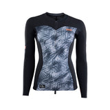 ION Neo Zip Top 1.5 2026 Damen Neoprenanzug schwarz blau Frontansicht mit Reißverschluss