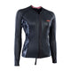 ION Neo Zip Top 2/1 LS Skin Damen schwarz mit Reißverschluss, Langarm Neoprenanzug Frontansicht